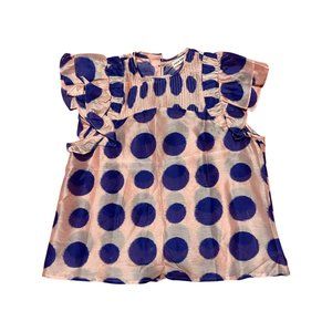 NWOT Ulla Johnson Caprice Polka Dot Casual Top Shirt Blouse U87